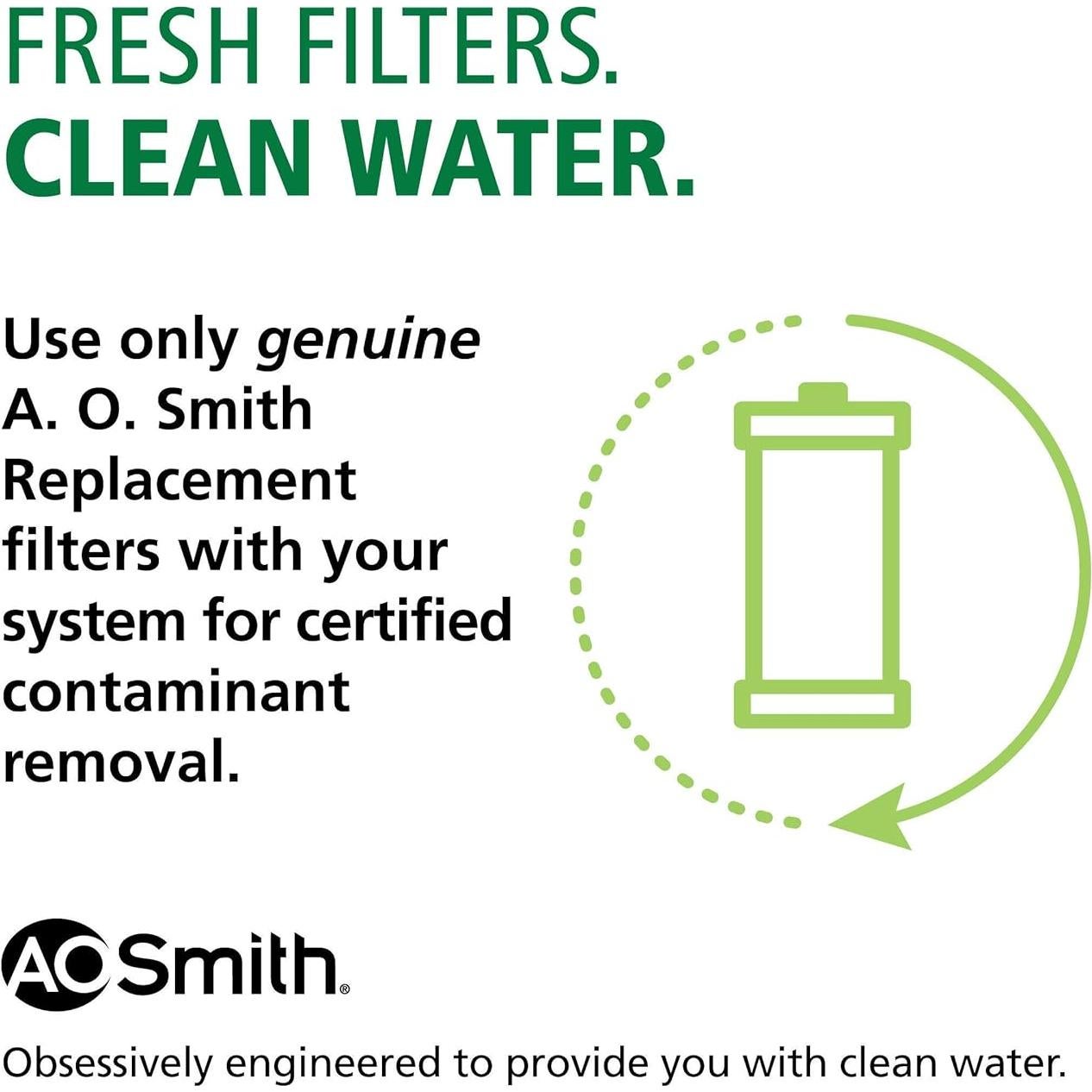 Filtro de Agua AO Smith AO-MF-ADV-R Claryum 99% Contaminantes