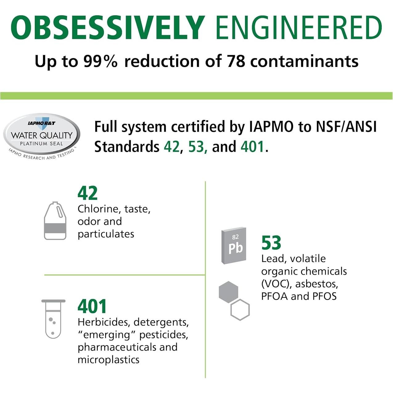 Filtro de Agua AO Smith AO-MF-ADV-R Claryum 99% Contaminantes