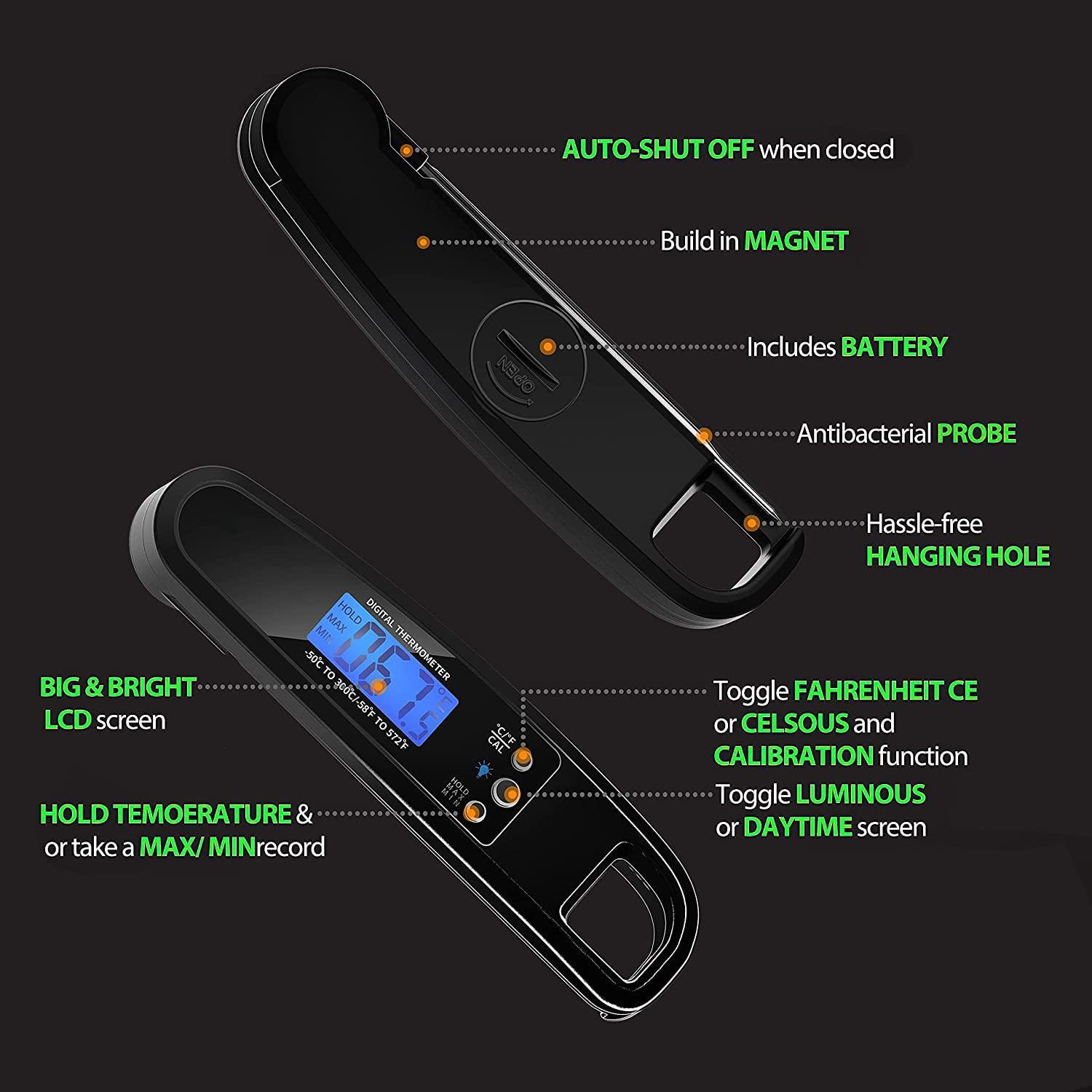 Termómetro Digital de Carne LIKEPAI - Lectura Rápida y Precisa