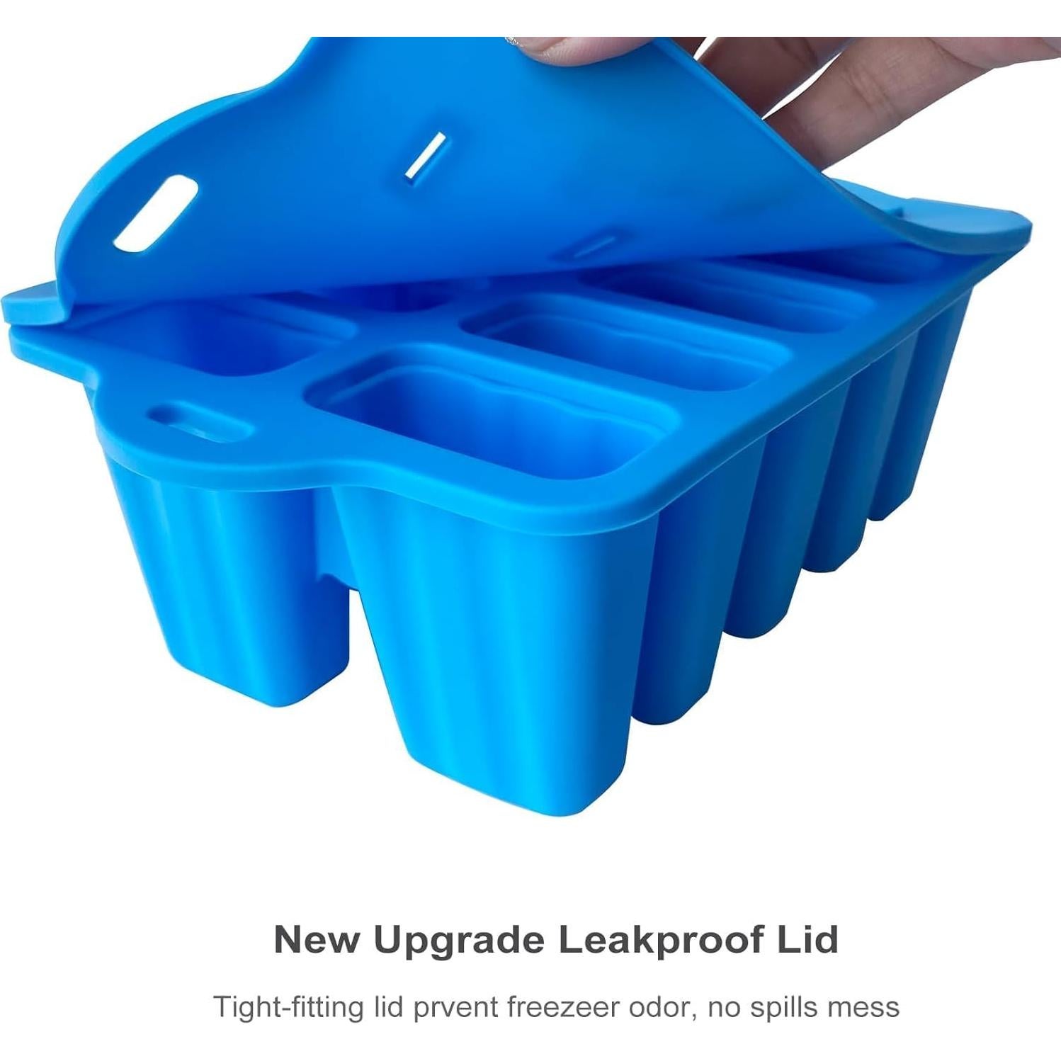 Moldes de Paletas de Silicona Midnadiy 10 Cavidades Libre BPA