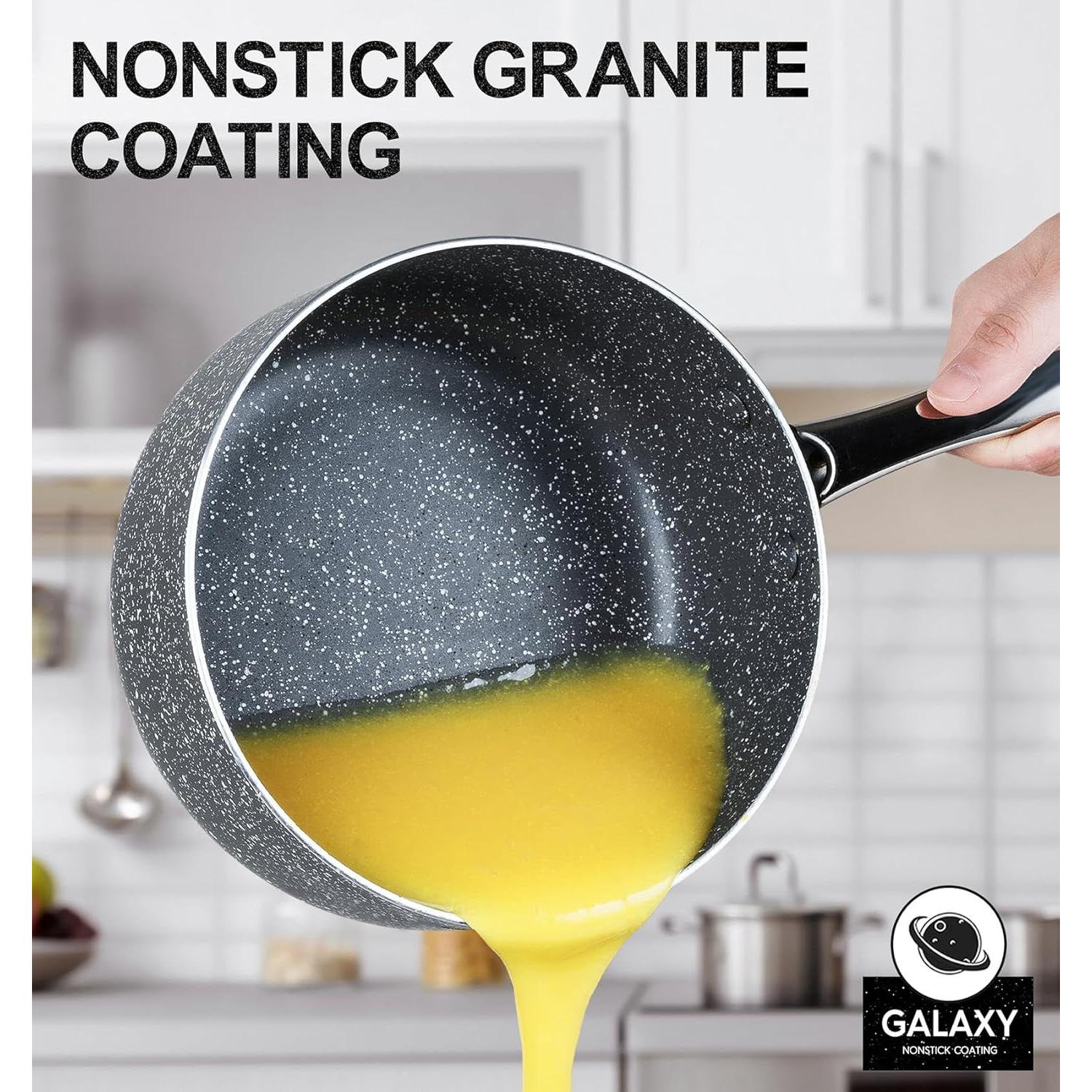 Set de Cacerolas MICHELANGELO 3 Piezas Antiadherentes