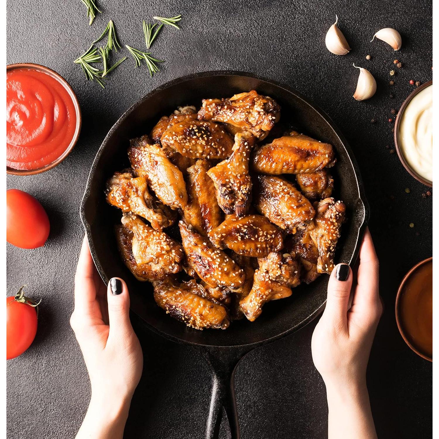 Juego de Sartenes de Hierro Fundido Utopia Kitchen 3 Pzas 20-26-30 cm