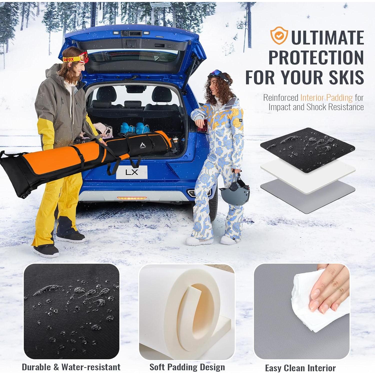 Combo Bolsa de Esquí y Botas GoHimal 200 cm Resistente