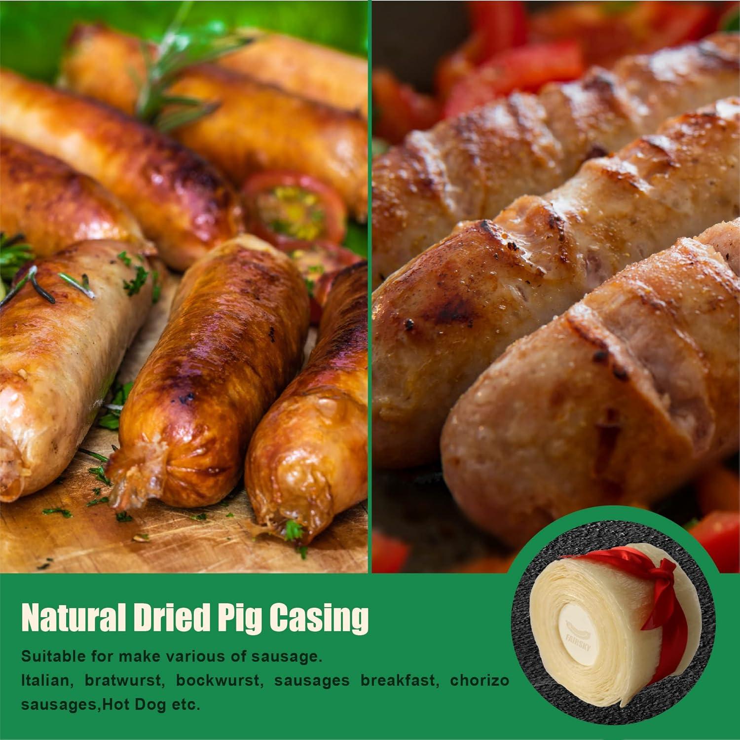 Cáscara de Salchicha Natural Comestible FAIRSKY 50mm 8m