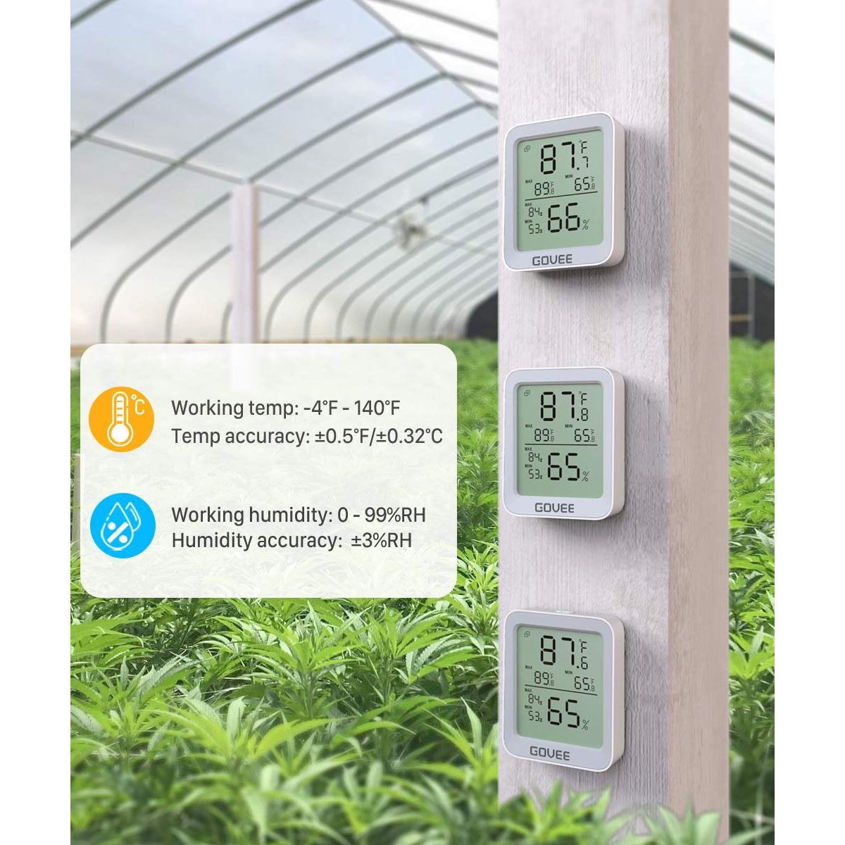 Higrómetro Digital Bluetooth Govee H5075 con Pantalla LCD