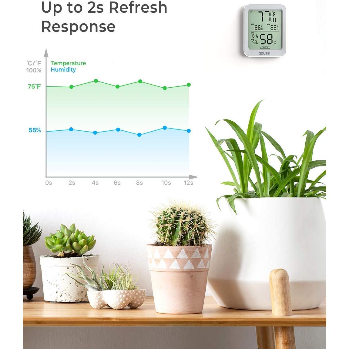 Higrómetro Digital Bluetooth Govee H5075 con Pantalla LCD