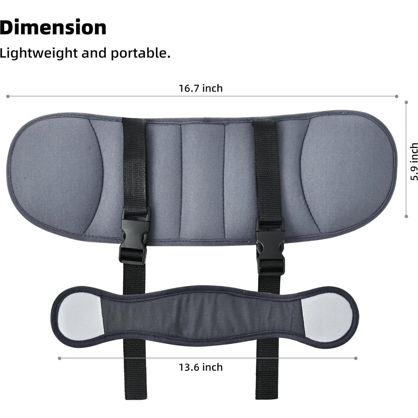 Banda de Soporte para Cabeza StoHua Gris Oscuro Ajustable
