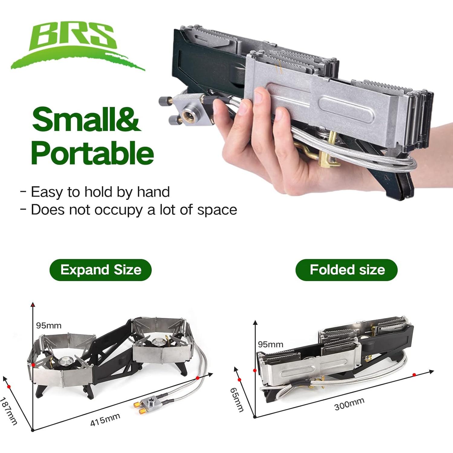 Estufa de Camping Portátil ONTOMYO BRS-32 Plegable 1940W