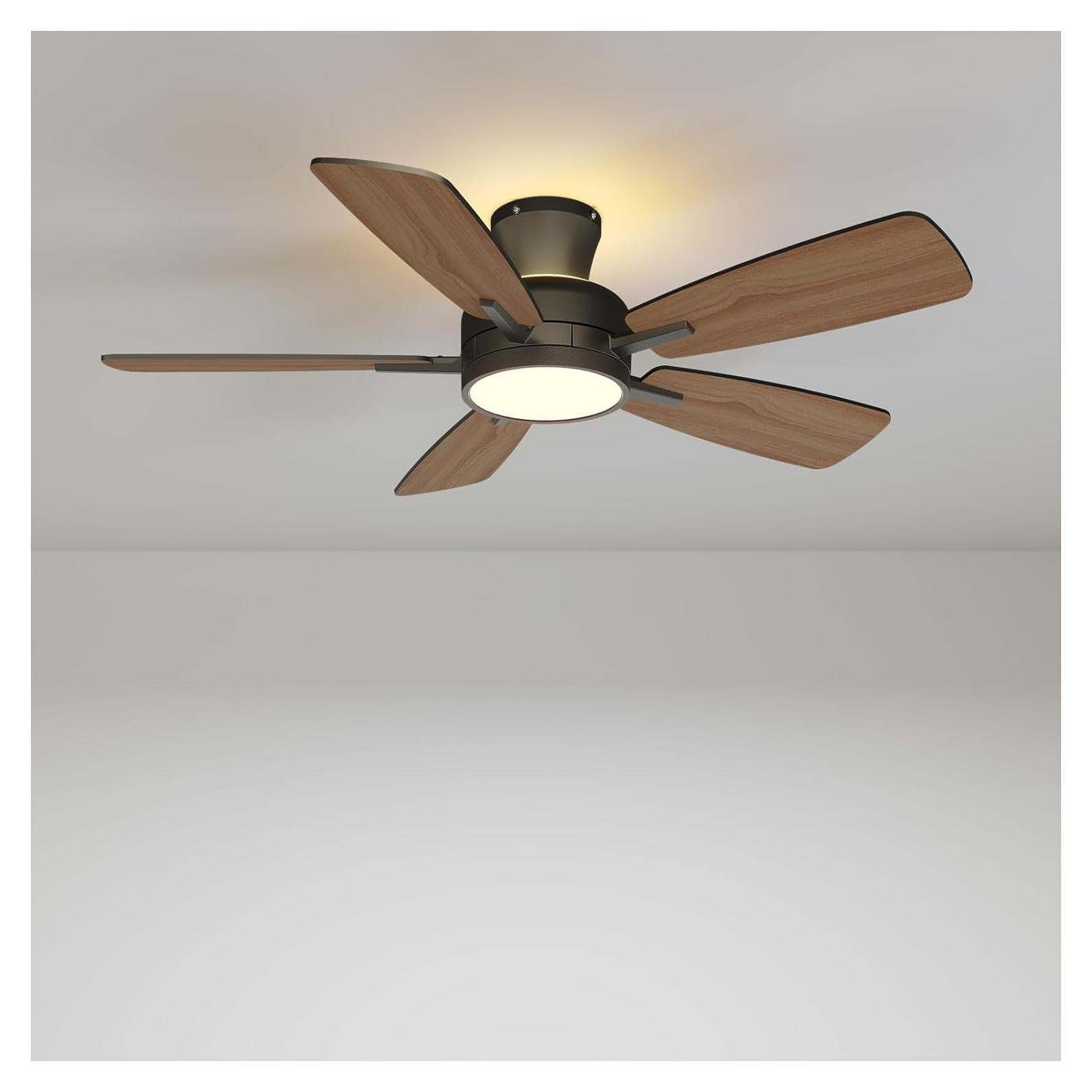 Ventilador de Techo TALOYA 46" con Luz LED y Control Remoto