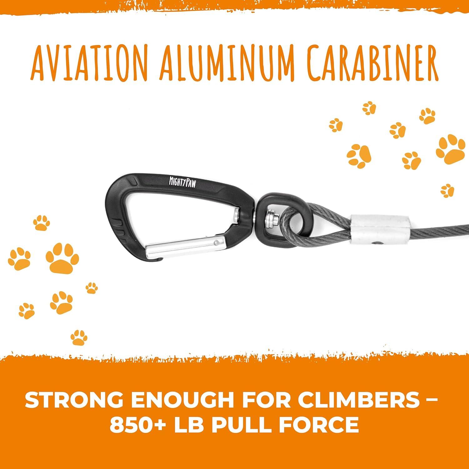 Cinturón de Seguridad para Perros Mighty Paw - 40.64 cm - Resistente a Mordeduras