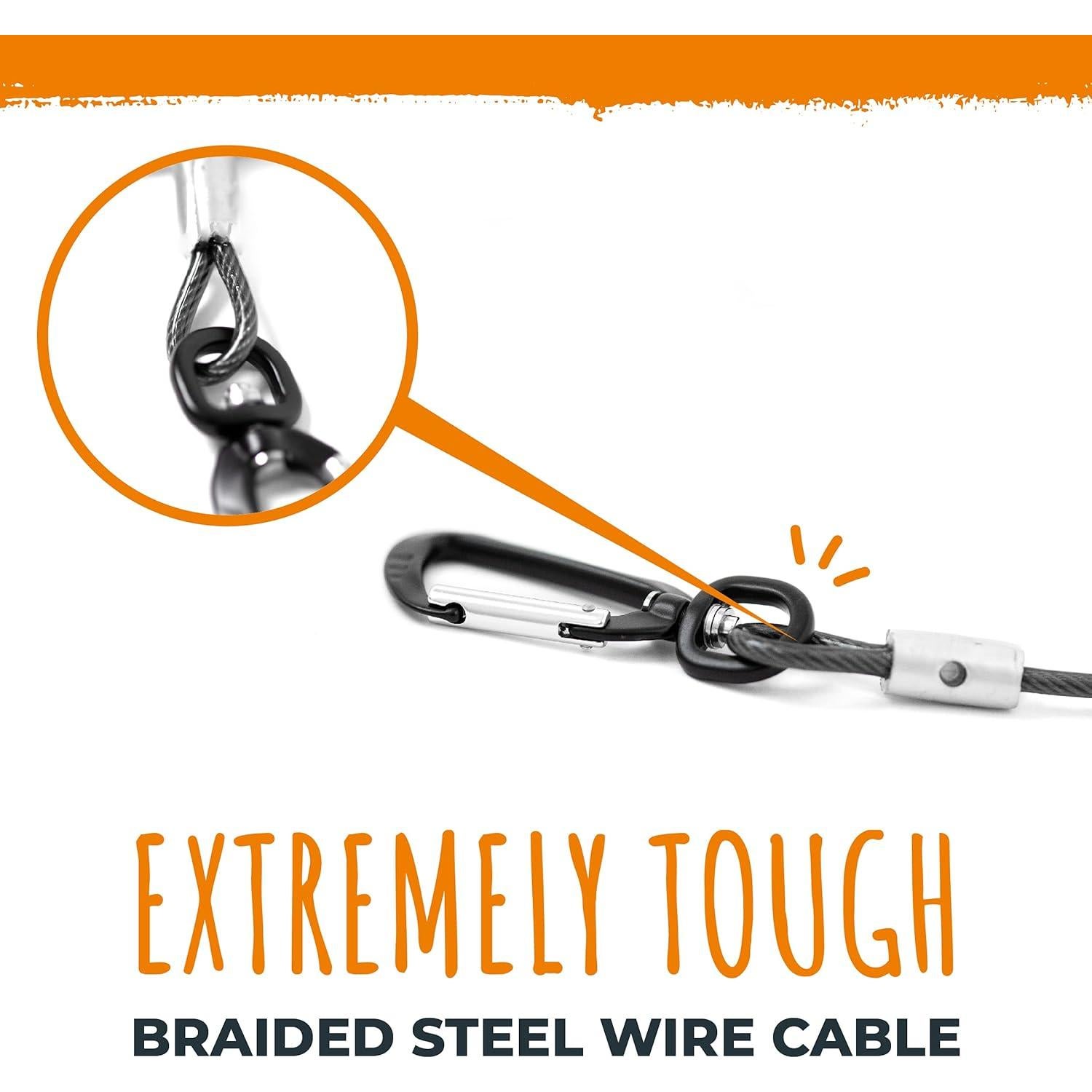 Cinturón de Seguridad para Perros Mighty Paw - 40.64 cm - Resistente a Mordeduras