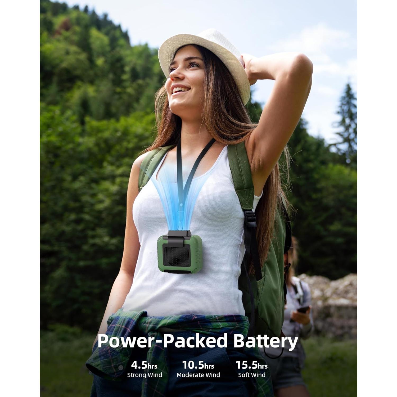 Ventilador de Cintura Yeedie NF152 Recargable 23H 6200RPM