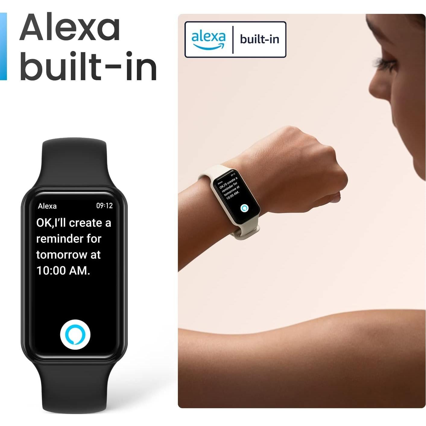 Amazfit Band 7 Pulsera Fitness con Alexa, Pantalla AMOLED 1.47"