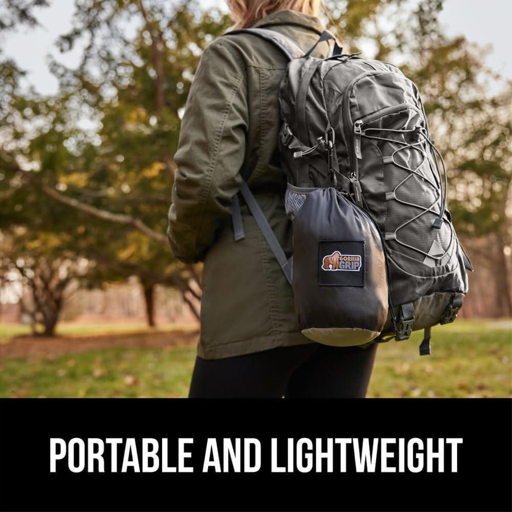 Hamaca Portátil Gorilla Grip 3,05x1,98m Soporta 226kg