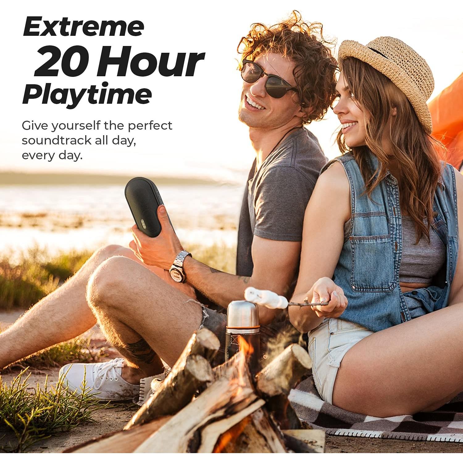 Altavoz Bluetooth Tribit MaxSound Plus 24W Impermeable IPX7