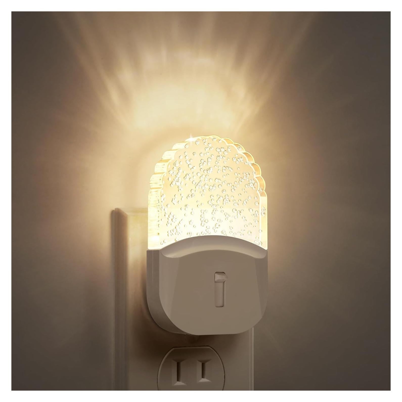 Luz Nocturna LED DORESshop 2 Paquetes Ajustable 3000K