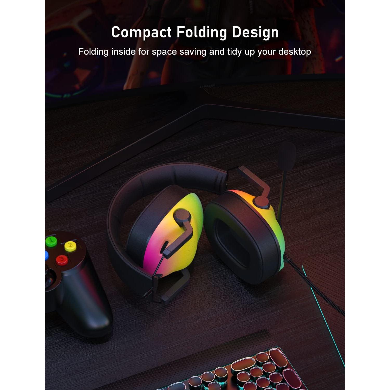 Auriculares Gaming SENZER SG500 con Sonido Surround y Micrófono