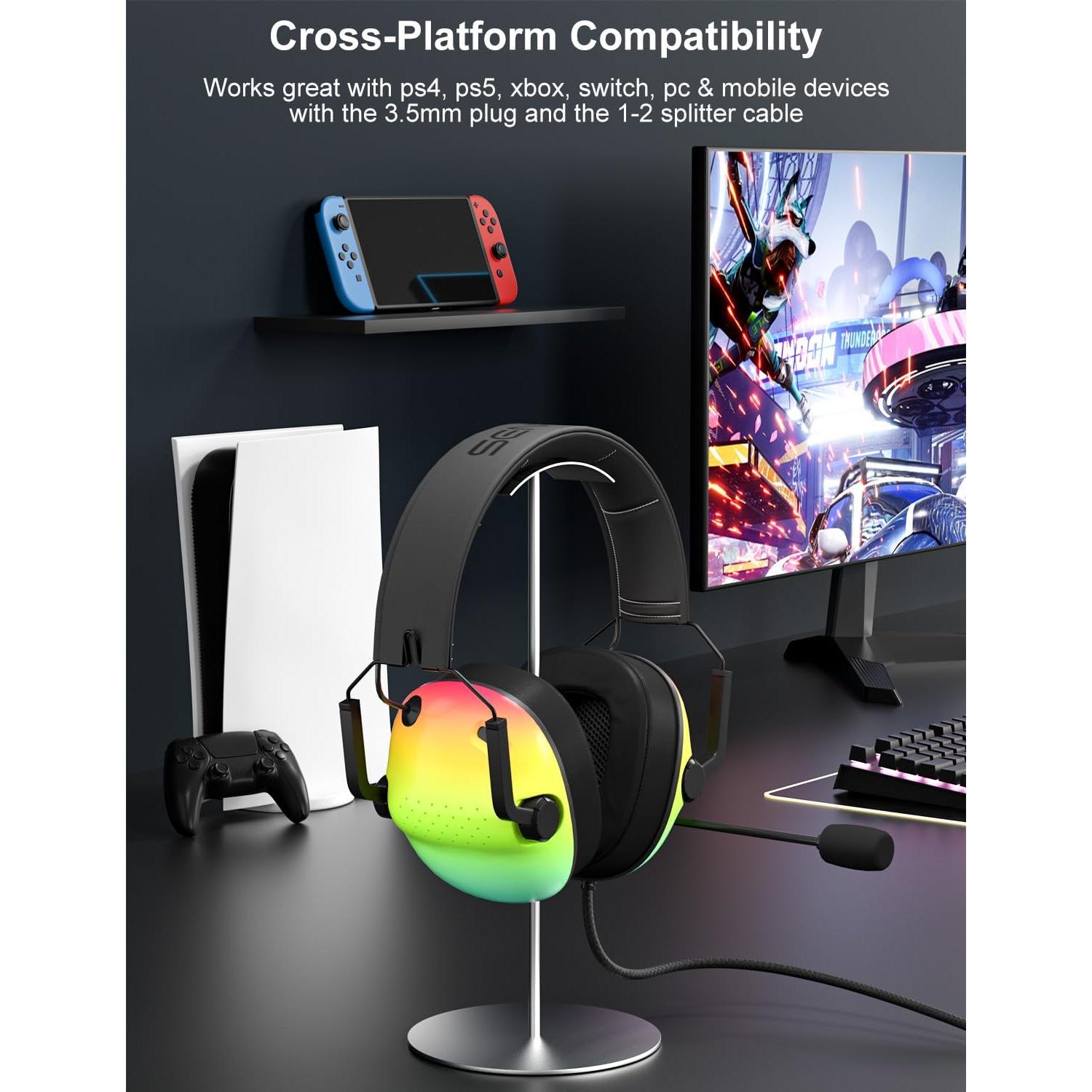 Auriculares Gaming SENZER SG500 con Sonido Surround y Micrófono