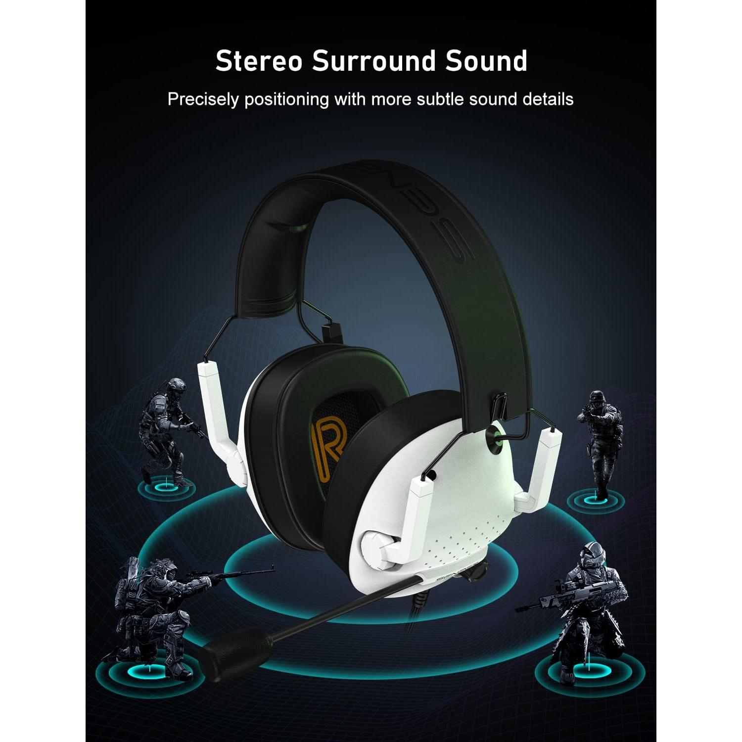 Auriculares Gaming SENZER SG500 con Sonido Surround y Micrófono