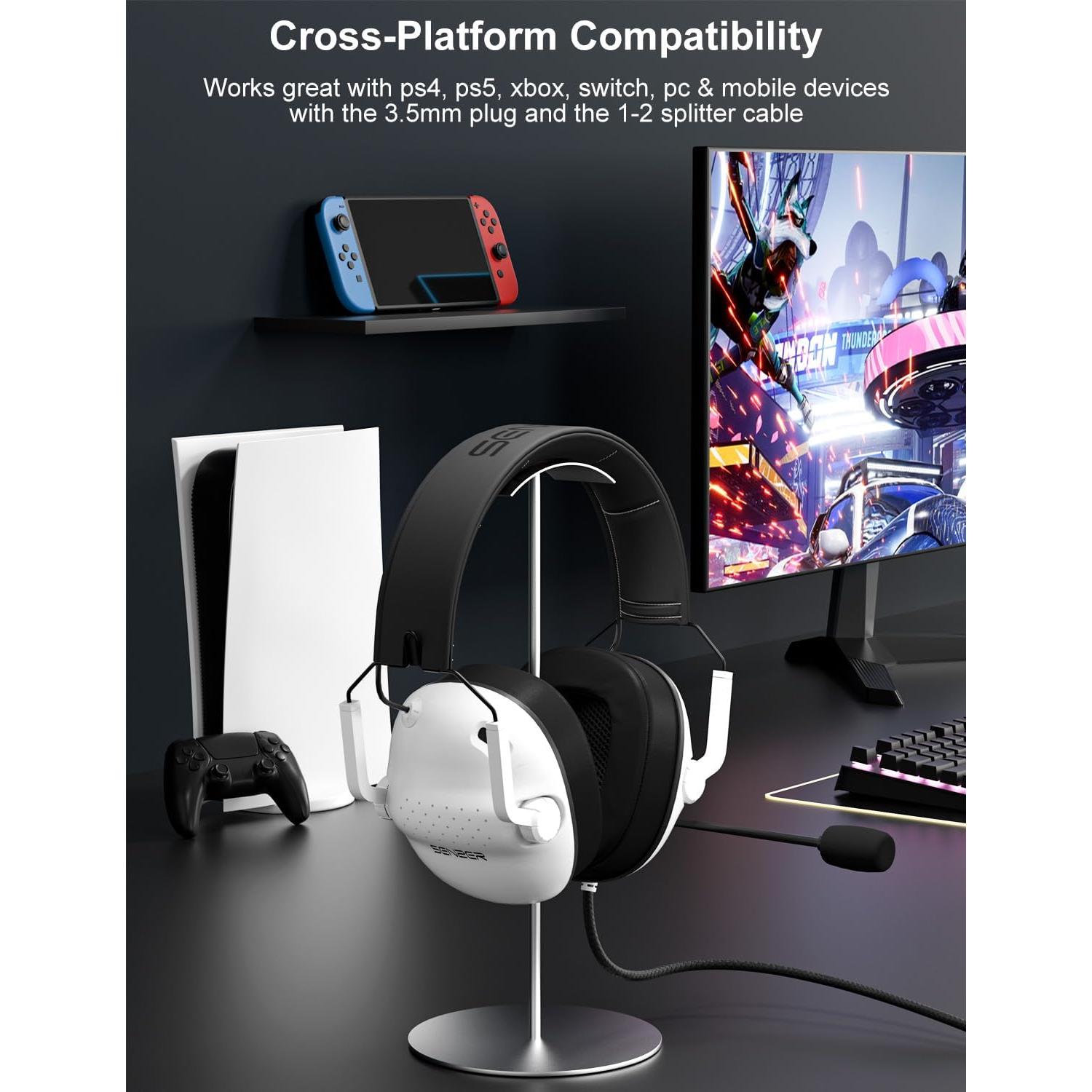 Auriculares Gaming SENZER SG500 con Sonido Surround y Micrófono