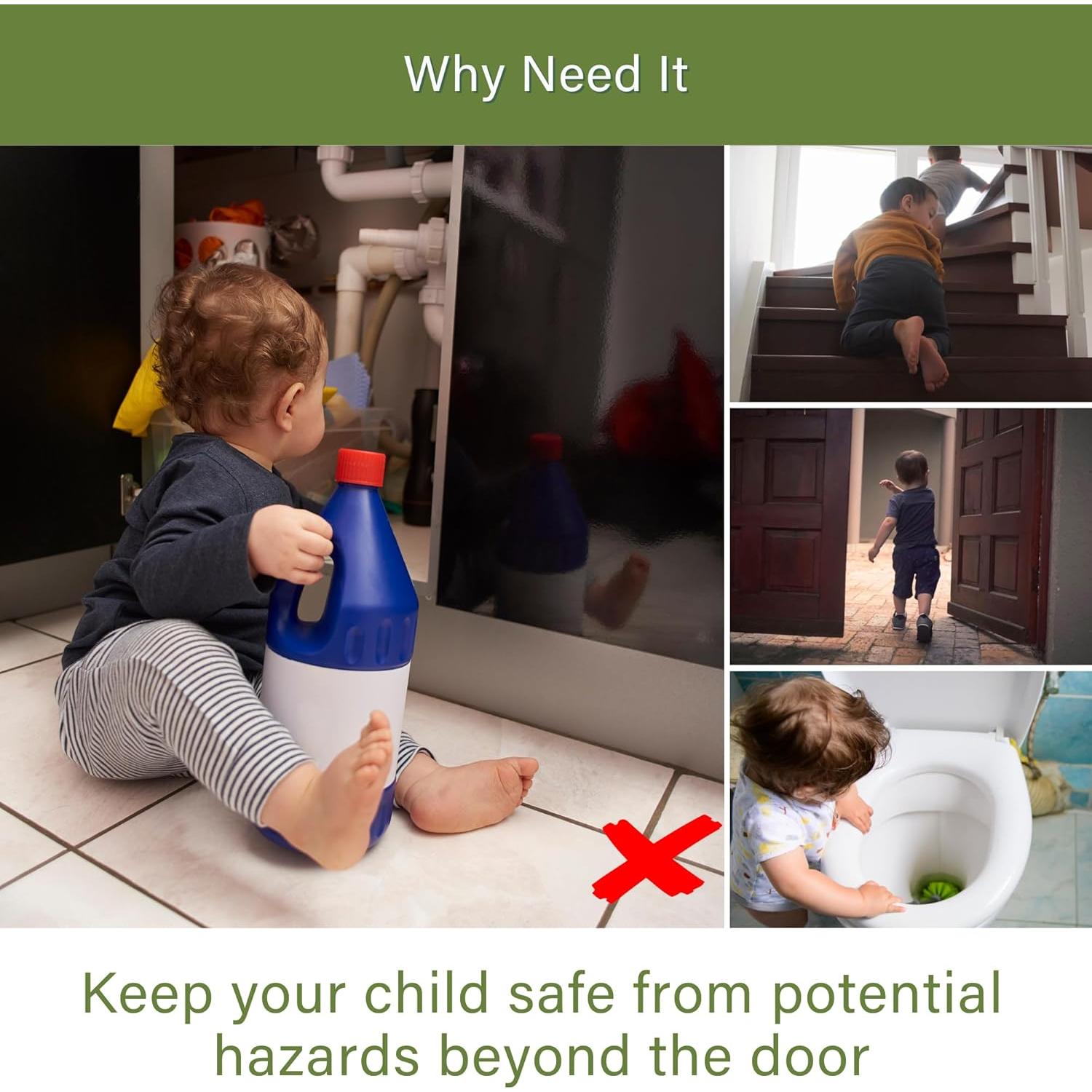 Cubiertas de Perilla de Puerta a Prueba de Niños Heart of Tafiti - 4 Piezas