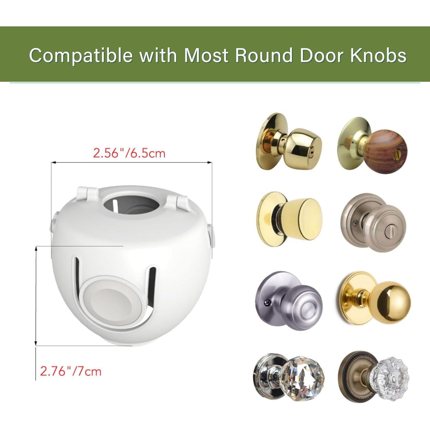 Cubiertas de Perilla de Puerta a Prueba de Niños Heart of Tafiti - 4 Piezas