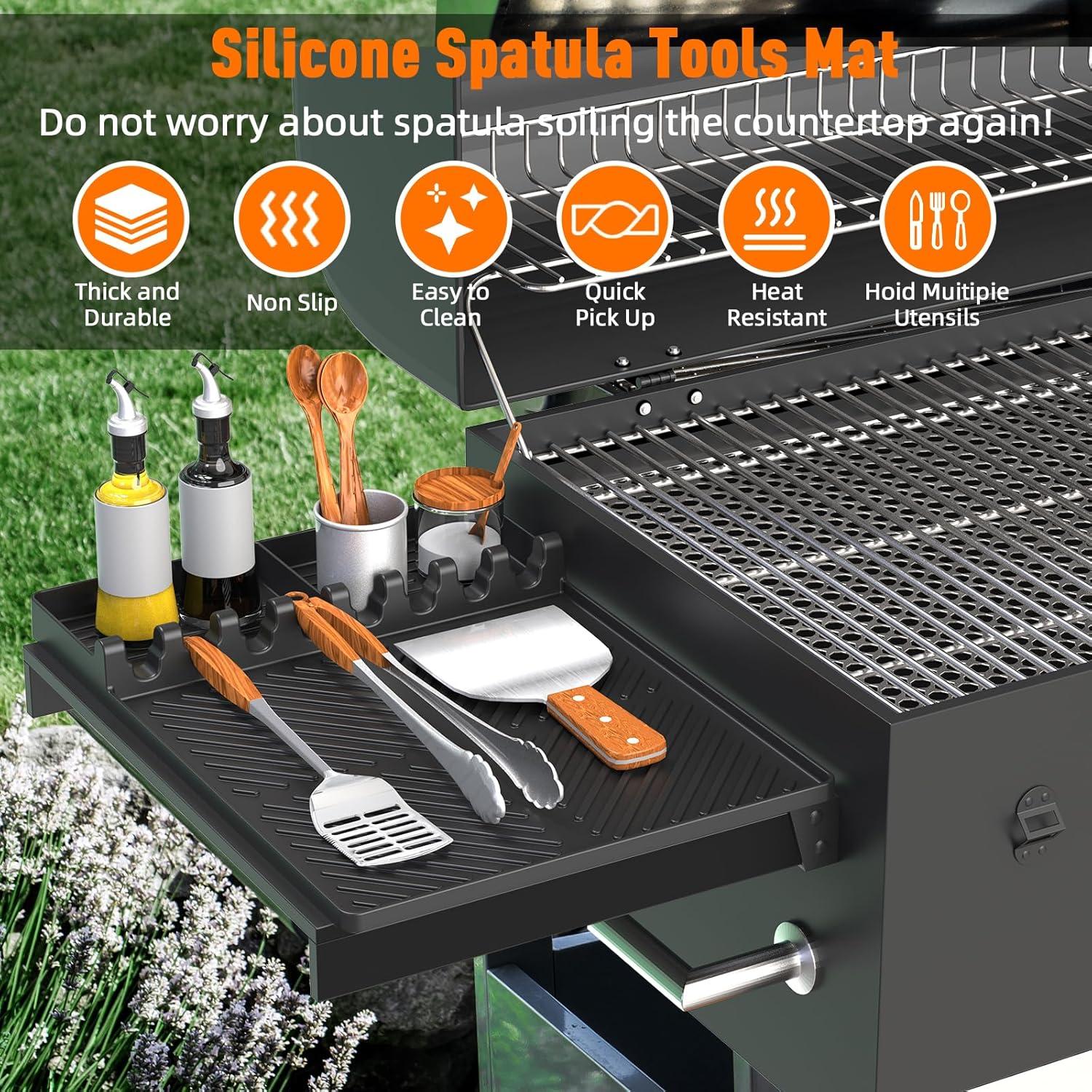 Alfombrilla de Silicona para Parrilla Blackstone 40.6x29.2 cm