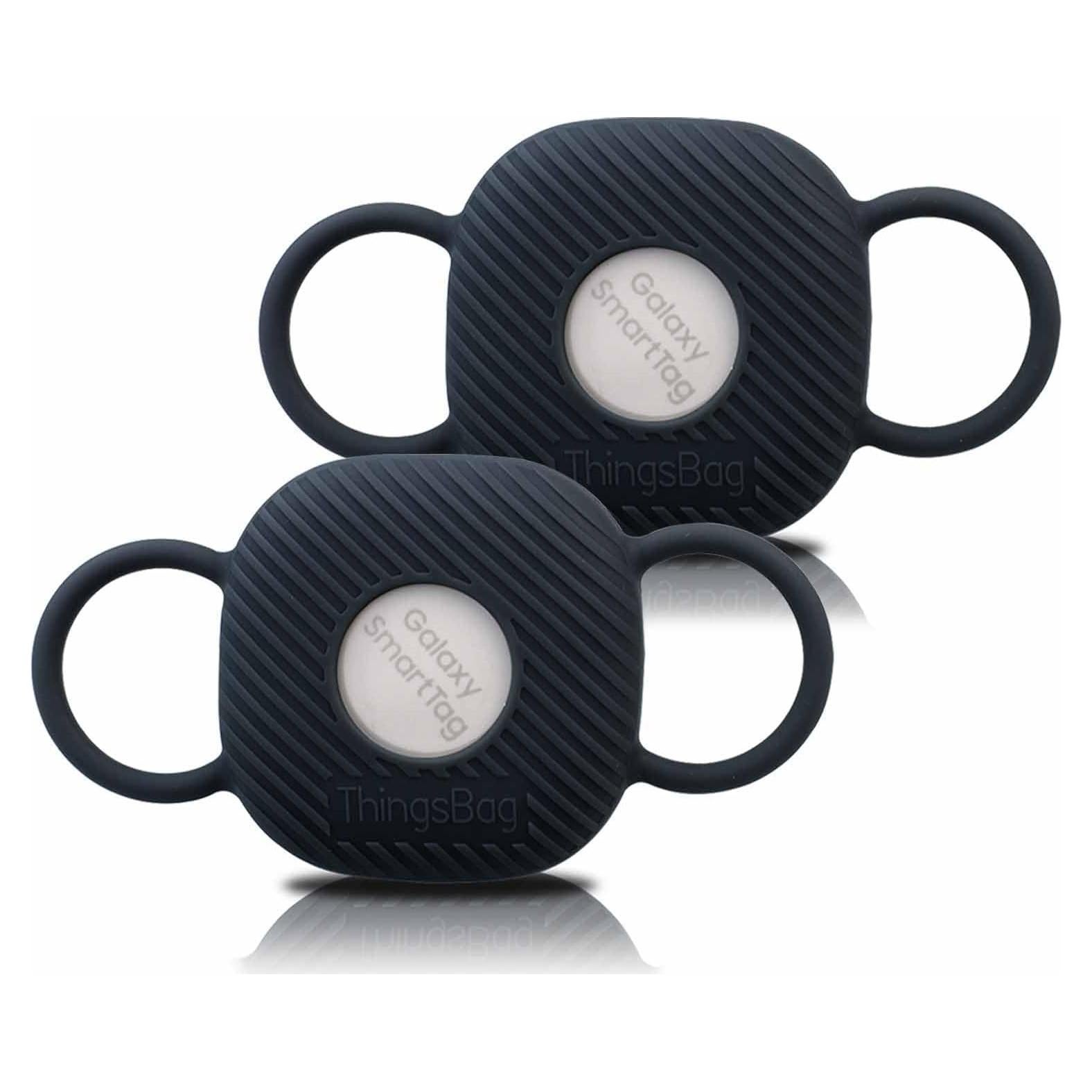 Soporte de Collar de Silicona ThingsBag para SmartTag y Tile Mate - 2 Paquete