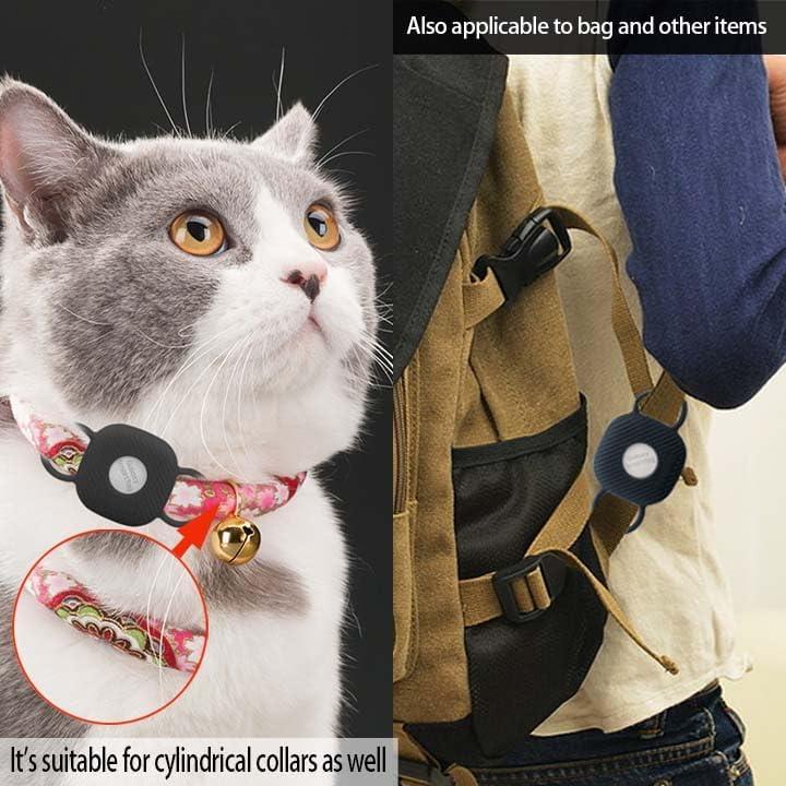 Soporte de Collar de Silicona ThingsBag para SmartTag y Tile Mate - 2 Paquete