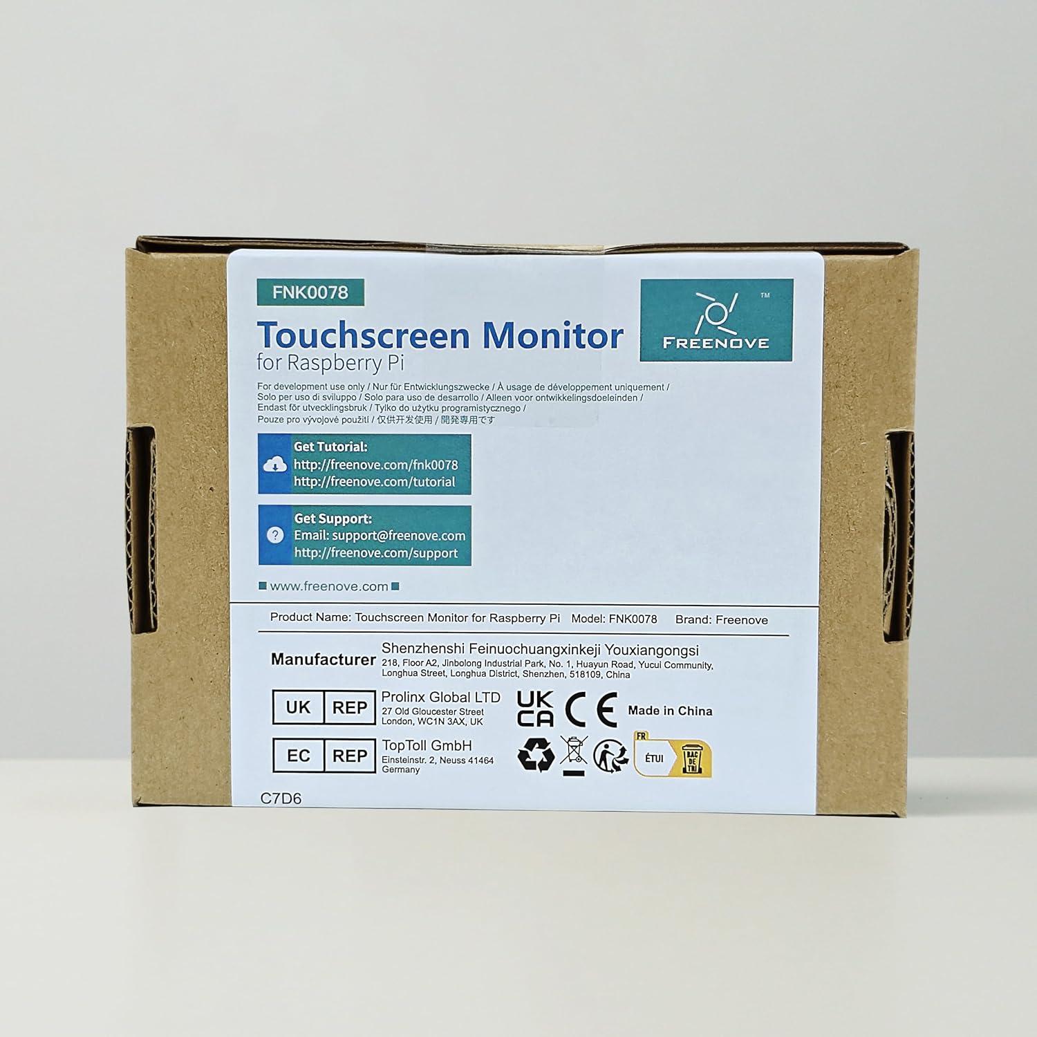 Monitor Táctil FREENOVE 4.3" IPS para Raspberry Pi 5/4/3