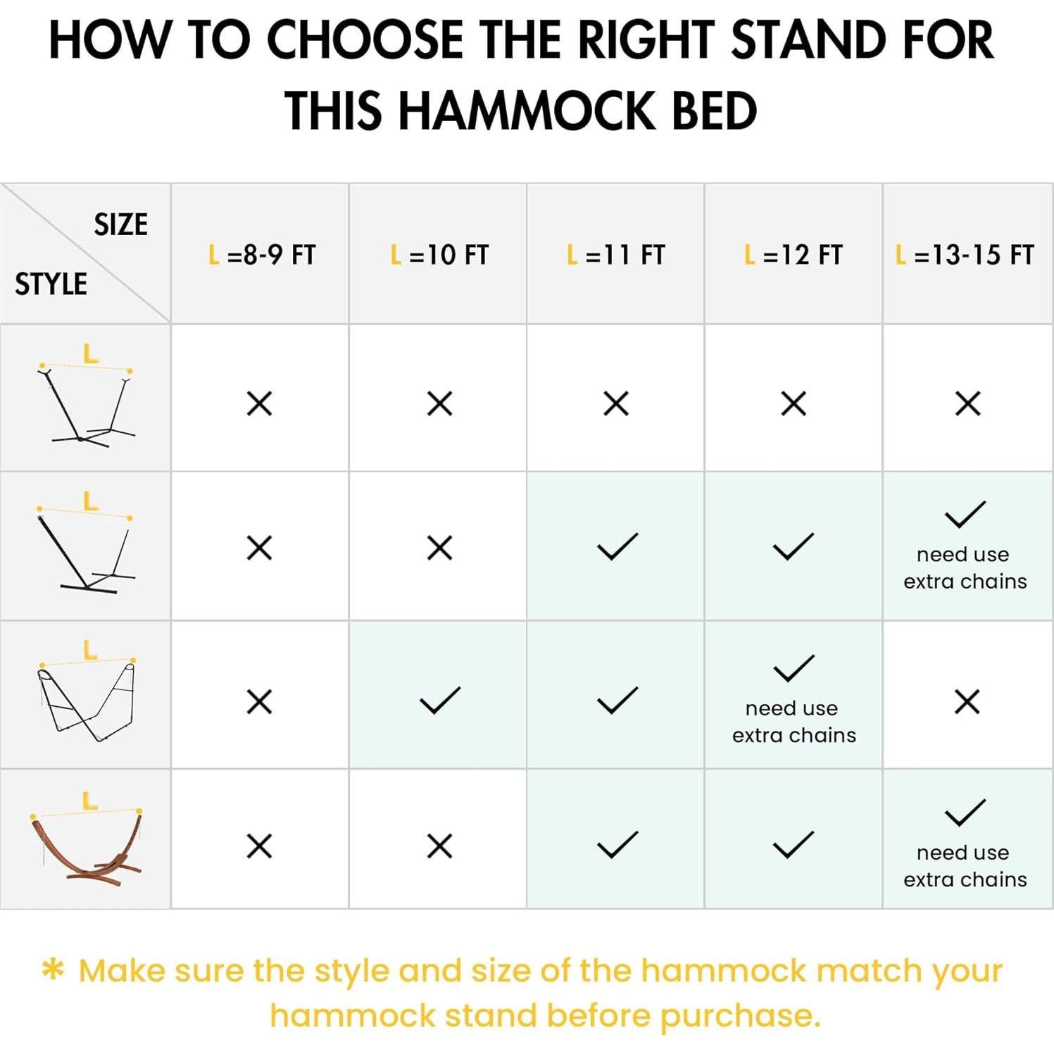 Hamaca Doble ANOW con Almohada y Barras de Madera 204 kg