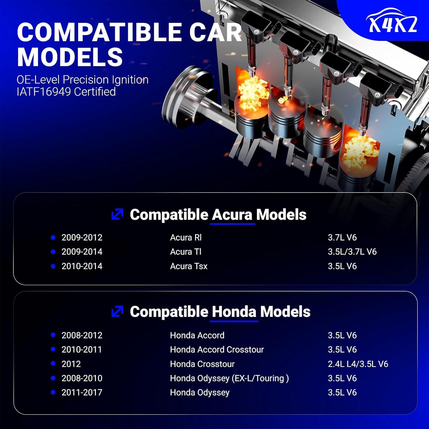 Bobina de Encendido UF603 y Bujía Iridio Doble 97390 X4XZ