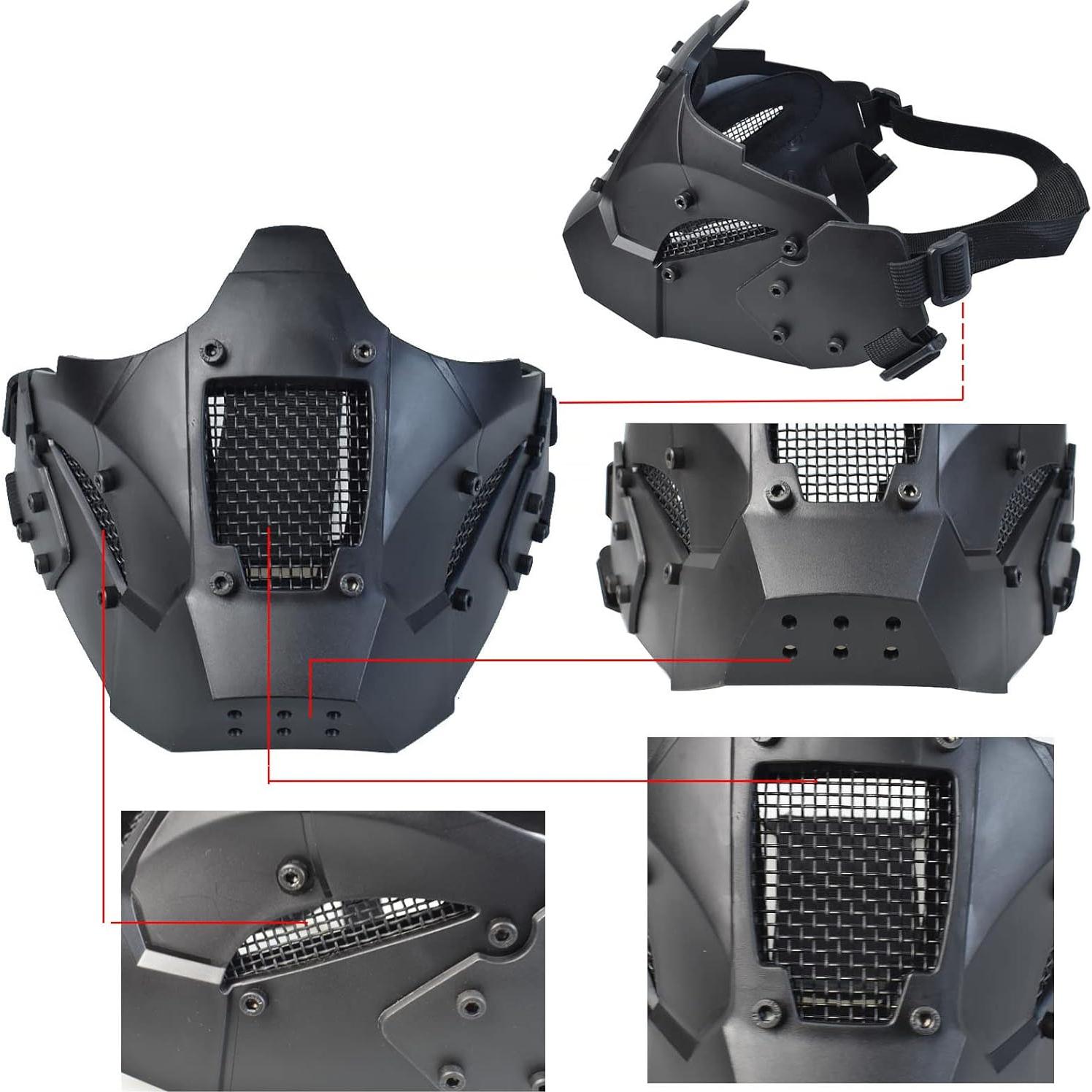 Máscara Táctica Hdlsina HL-09 con Casco y Gafas Antivaho