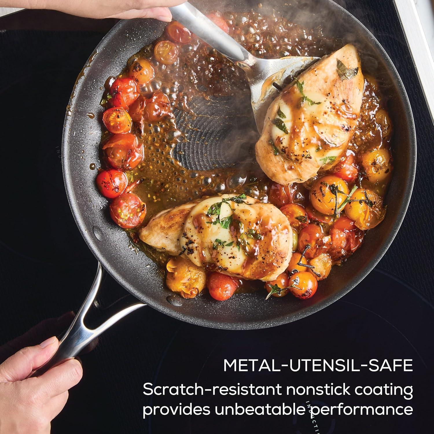 Juego de Ollas y Sartenes Circulon C1 de Acero Inoxidable 11 Pzs