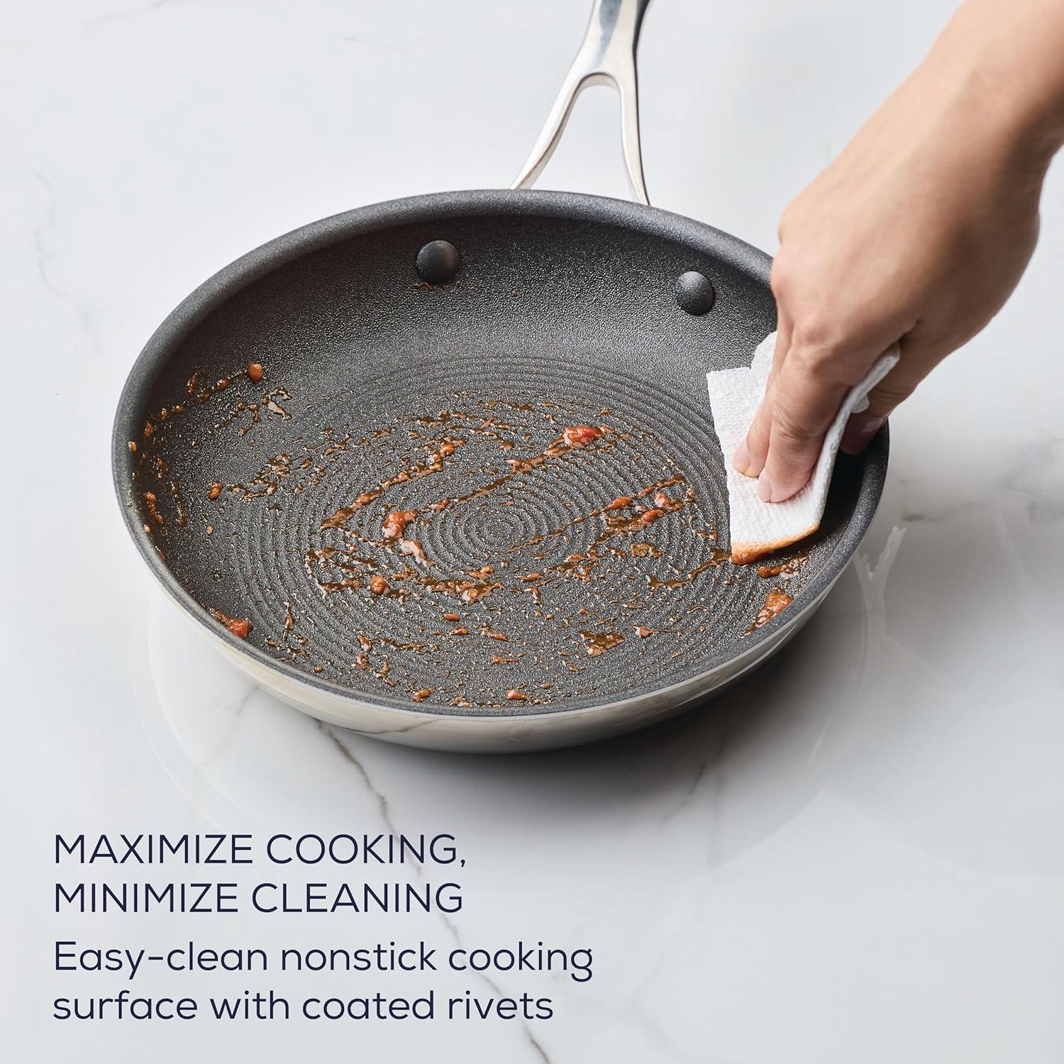 Juego de Ollas y Sartenes Circulon C1 de Acero Inoxidable 11 Pzs