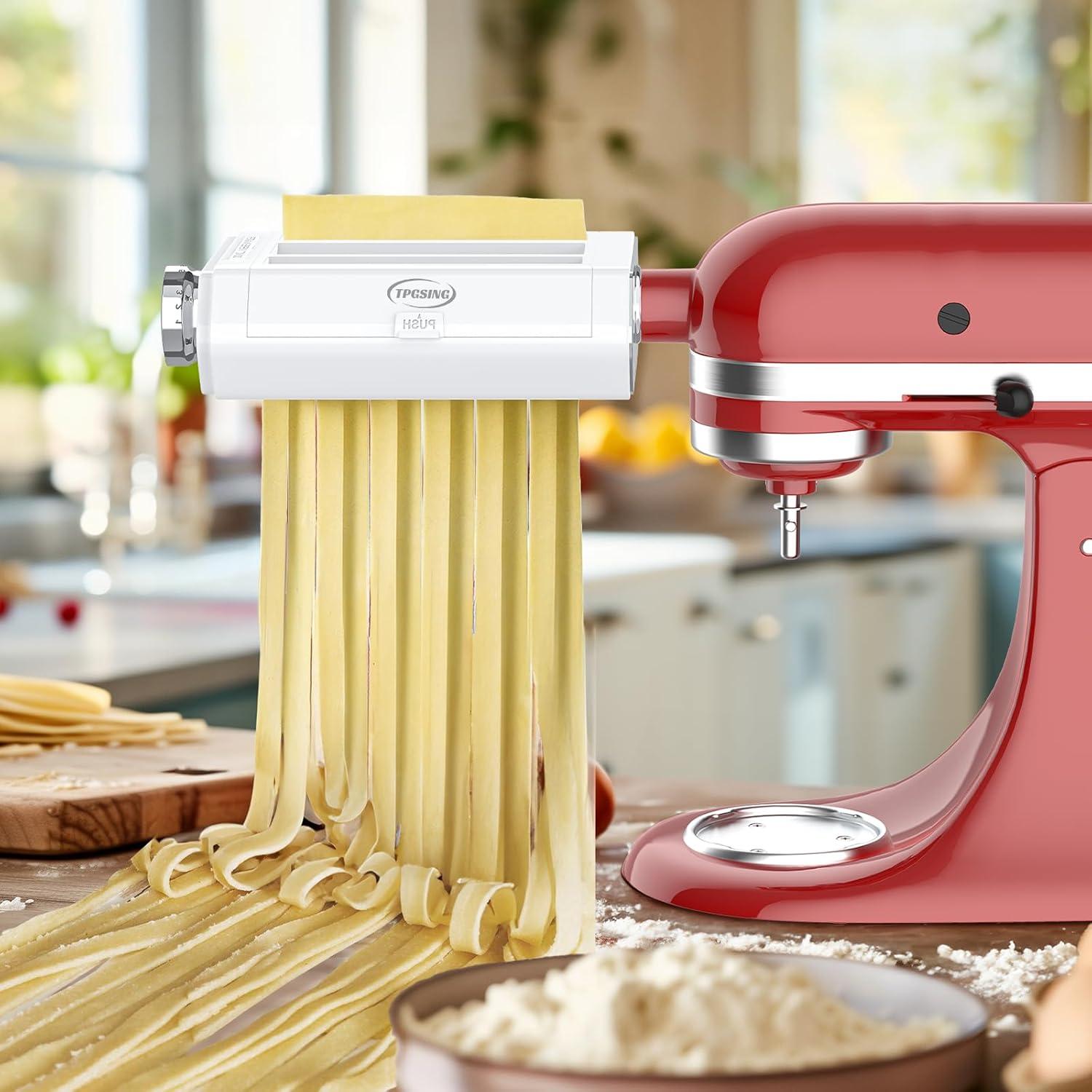 Accesorio de Pasta KitchenAid 3 en 1 con Rodillo y Cortadores