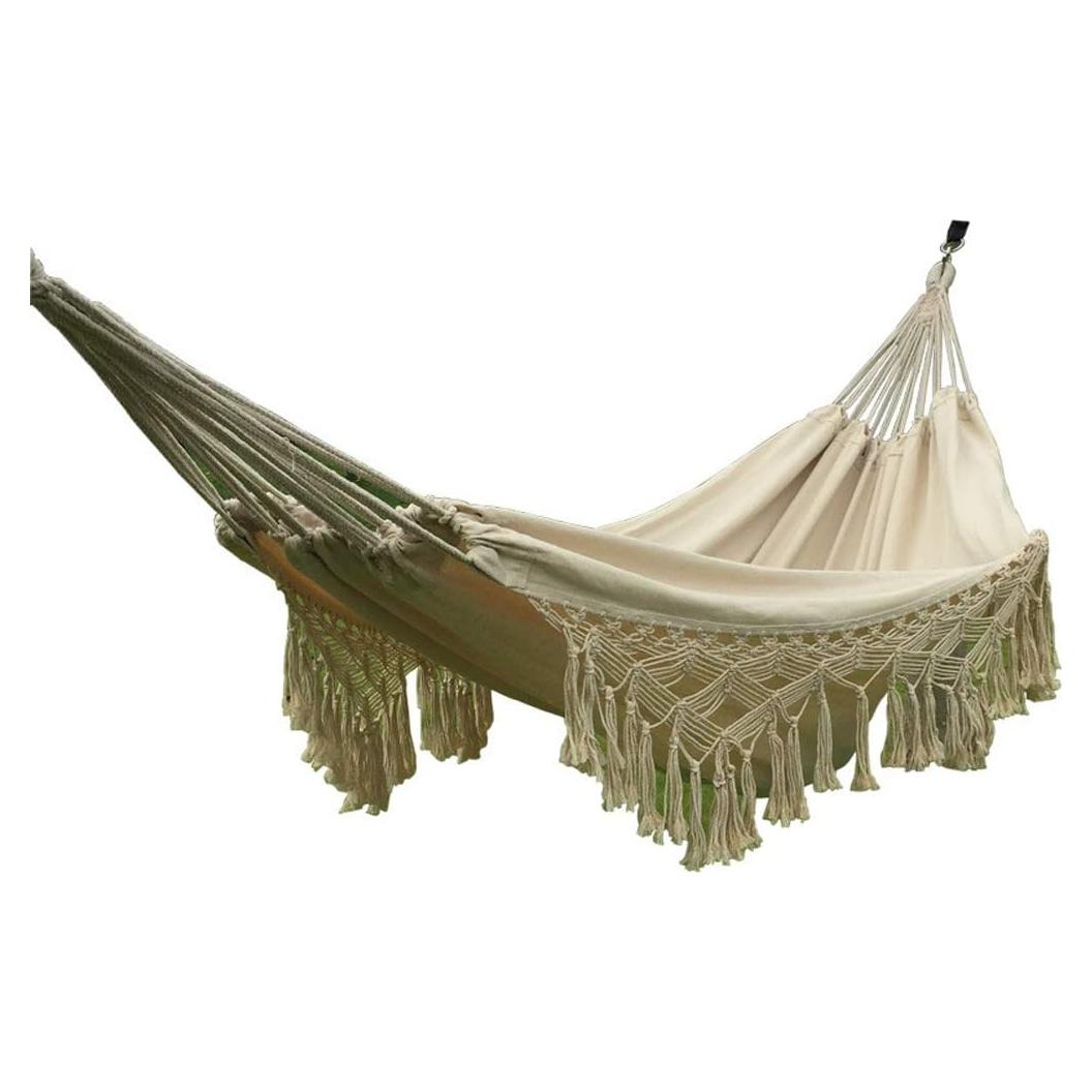 Silla Colgante Hamaca Algodón HI SUYI 200x150 cm Boho