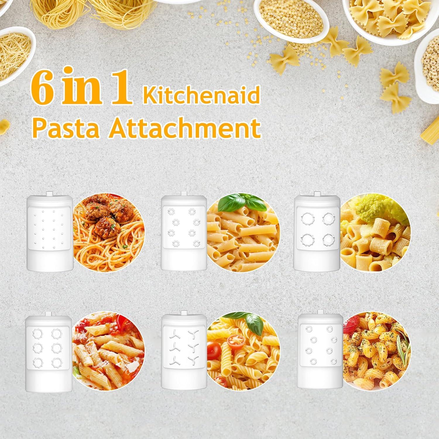 Accesorio para hacer pasta ZACME 6 formas para KitchenAid