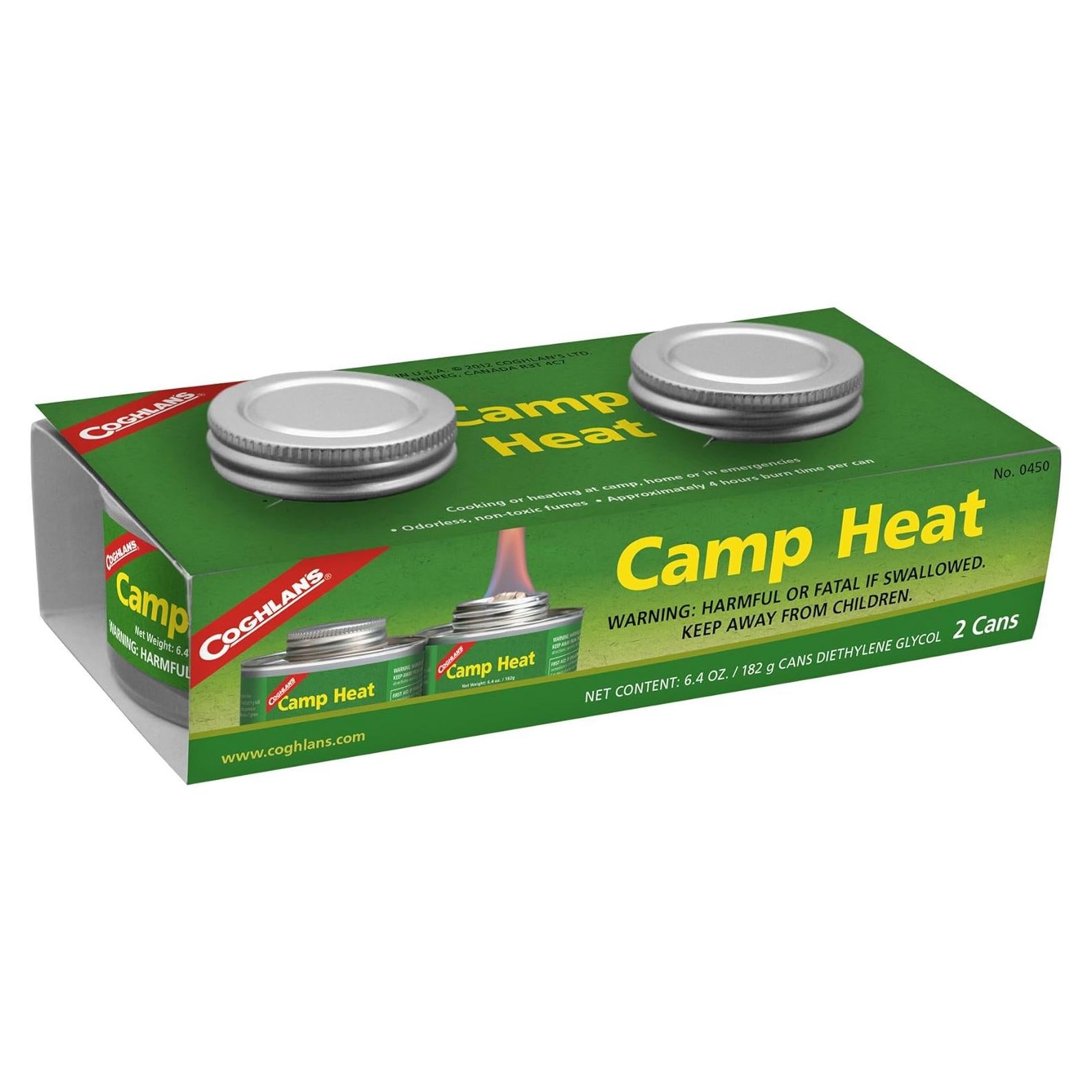 Calor de Campamento Coghlan Talla Única 2 Latas 181g