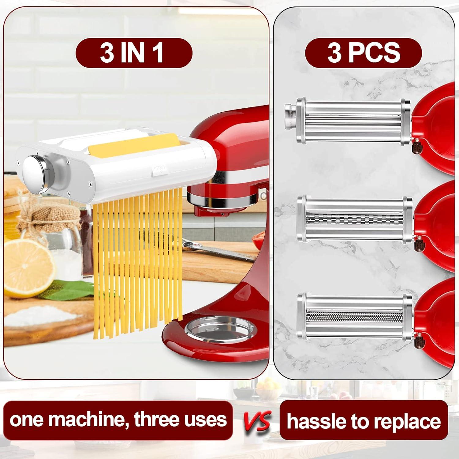 Accesorio 3 en 1 para Pasta KitchenAid TZCYOTO - Acero Inoxidable
