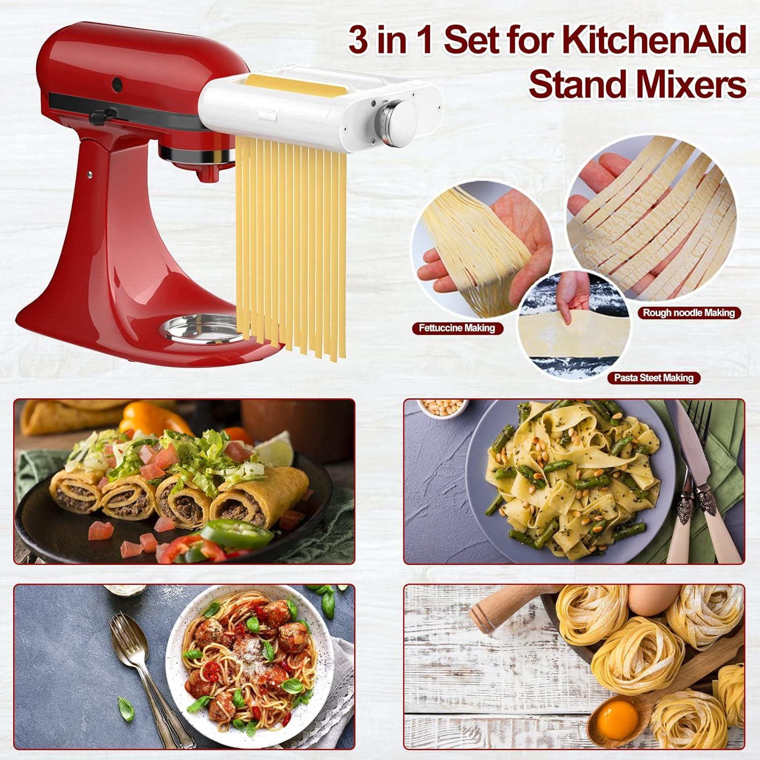 Accesorio 3 en 1 para Pasta KitchenAid TZCYOTO - Acero Inoxidable