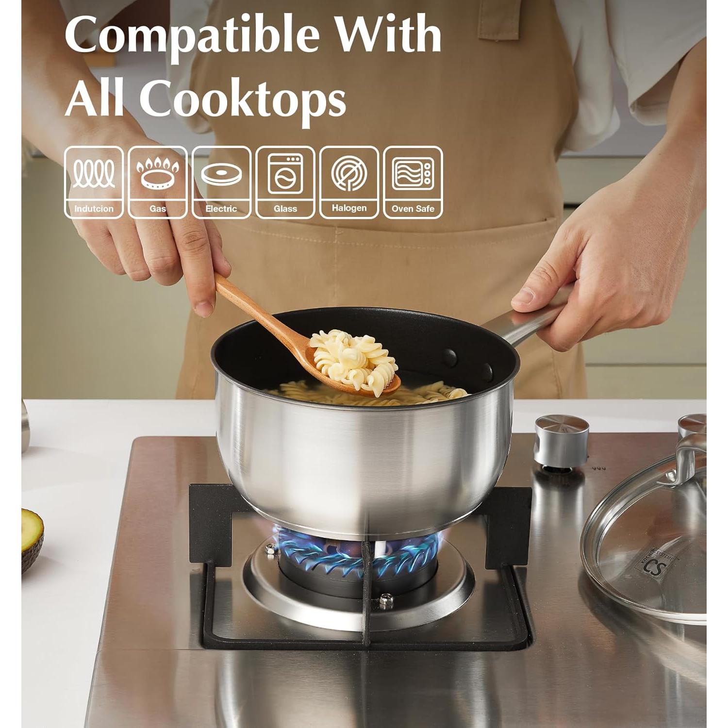 Juego de Ollas y Sartenes KOCH SYSTEME CS 10 Piezas Antiadherente