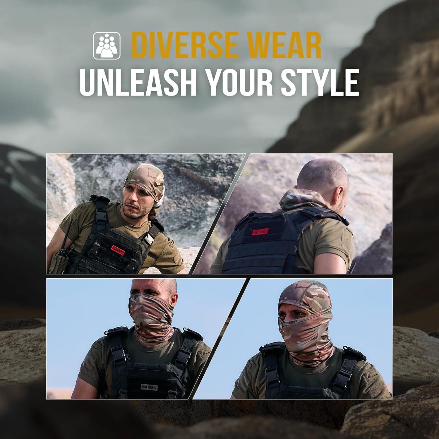 Balaclava OneTigris Unisex Táctica para Ciclismo y Senderismo