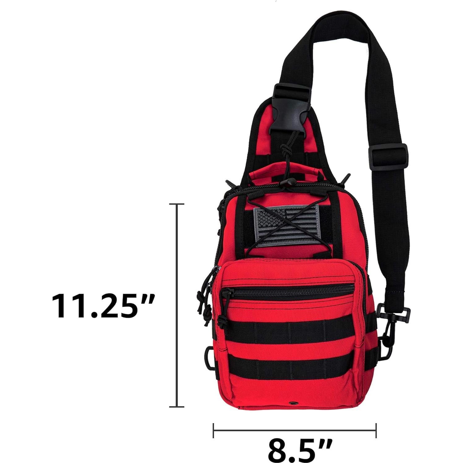 Mochila de Primeros Auxilios LINE2design Roja 18.85L Táctica