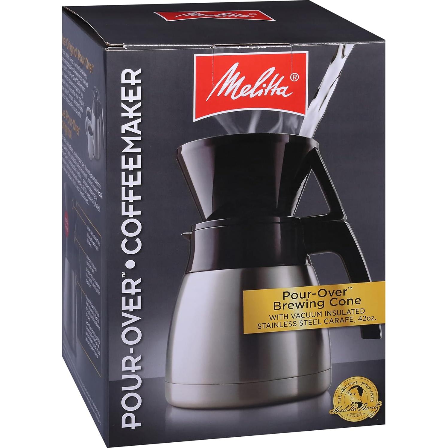 Cafetera Pour-Over Melitta 10 Tazas y Jarra 1,24L