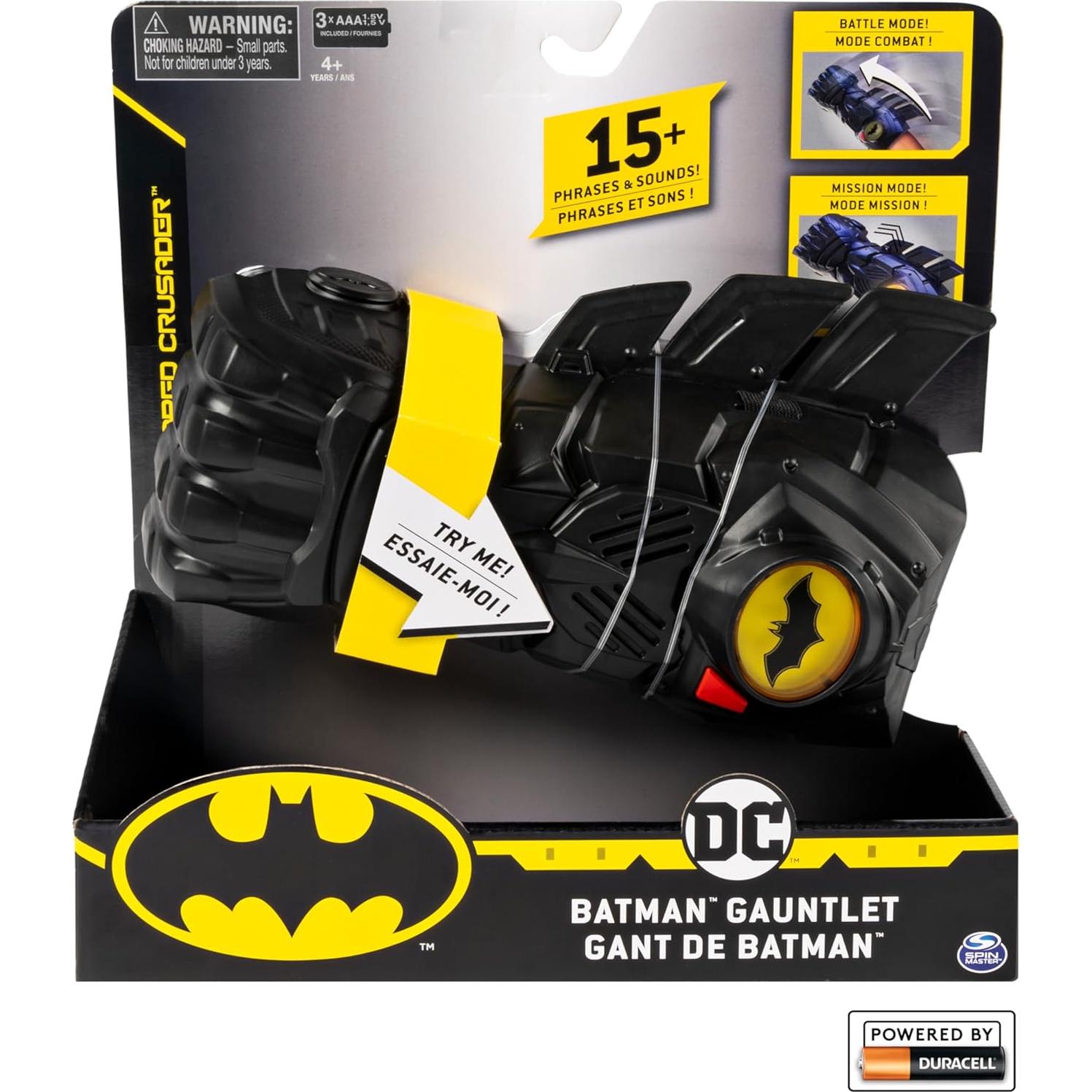 Guante Interactivo Batman Spin Master con Sonidos y Luces