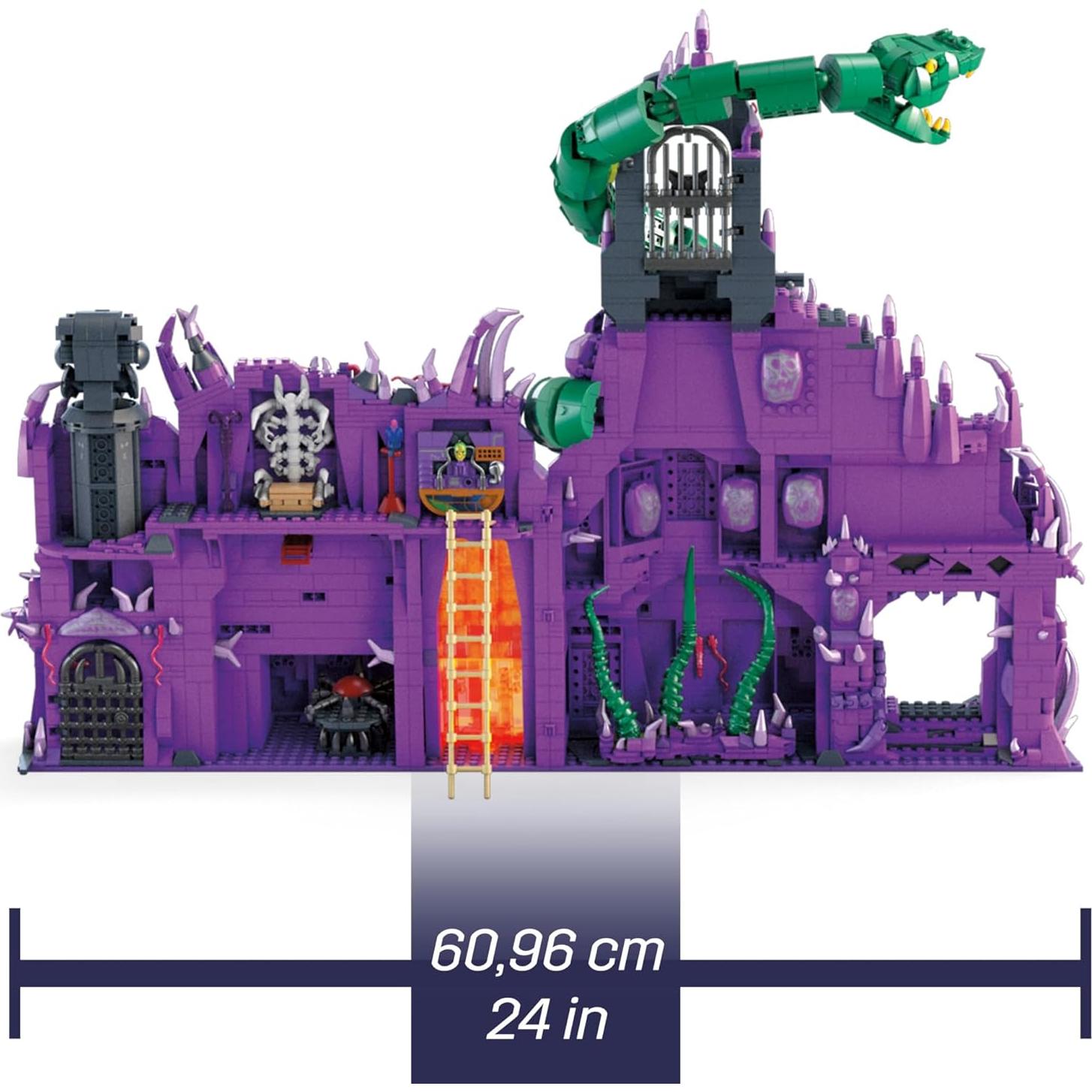 Set de Construcción MEGA Maestros del Universo Montaña de Serpiente 61cm