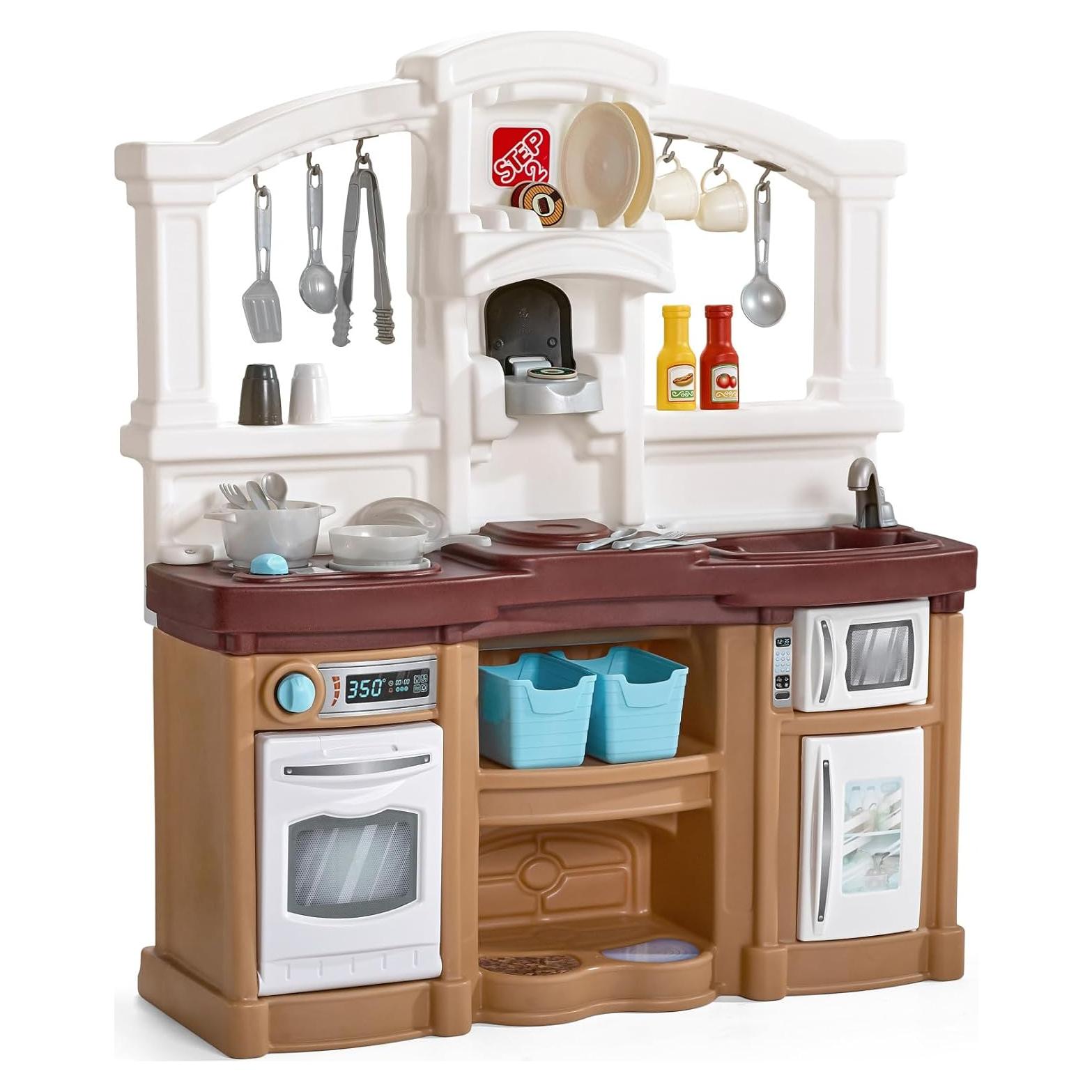 Set de Cocina Interactiva Step2 con 25 Accesorios, Beige