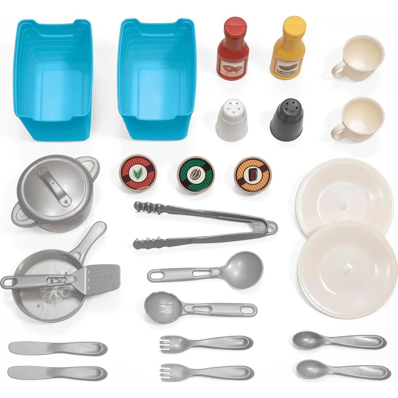 Set de Cocina Interactiva Step2 con 25 Accesorios, Beige