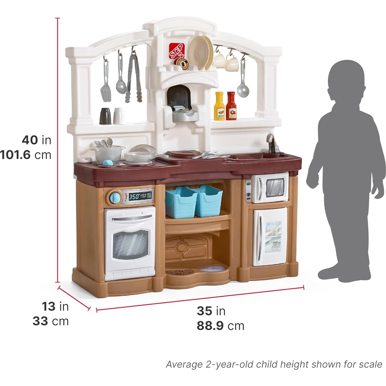 Set de Cocina Interactiva Step2 con 25 Accesorios, Beige